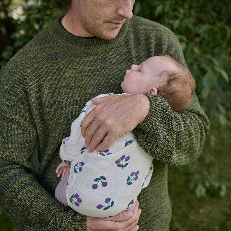 Nature Baby Meadow Bodysuit Muslin image number 1